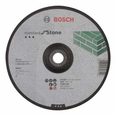 Produktbild von Bosch - Trennscheibe gekröpft Standard for Stone C 30 S BF ø230 x 22,23 x 3,0mm