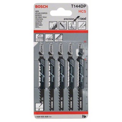 Produktbild von Bosch - Stichsägeblatt T 144 DP, 5er-Pack (2608633A35)