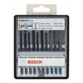 Produktbild von Bosch - 10-tlg. Stichsägeblatt-Set Wood and Metal, Robust Line, T-Schaft (26070