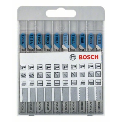 Produktbild von Bosch - Stichsägeblatt-Set Basic for Metal 10-teilig (2607010631)