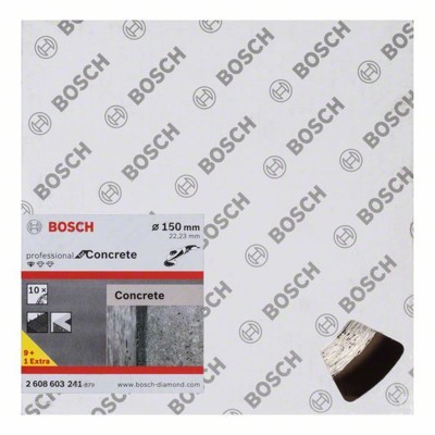 Produktbild von Bosch - Diamanttrennscheibe Standard for Concrete ø150 x 22,23 x 2 x 10mm 10er-