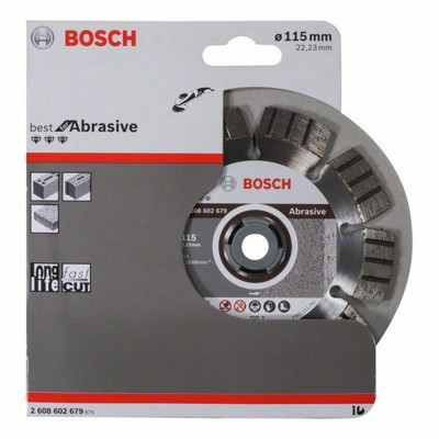 Produktbild von Bosch - Diamanttrennscheibe Best for Abrasive, 115 x 22,23 x 2,2 x 12mm (260860