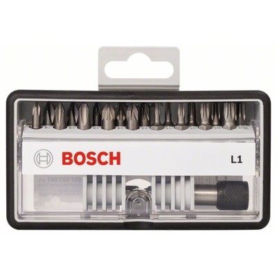 Produktbild von Bosch - Schrauberbit-Set Robust Line L Extra-Hart, 18+1-teilig, für PH, PZ, TOR