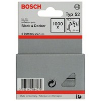 Produktbild von Bosch - Flachdrahtklammer Typ 52 12,3x1,25x12mm 1.000er-Pack (2609200207)