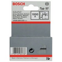 Produktbild von Bosch - Flachdrahtklammer Typ 57 10,6x1,25x14mm 1.000er-Pack (2609200233)