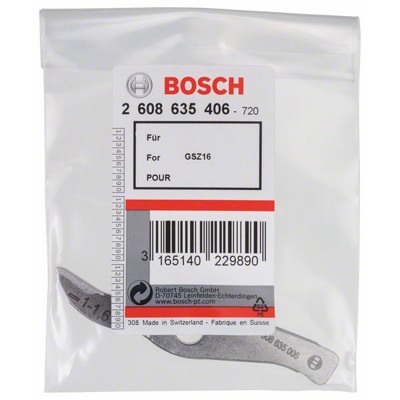 Produktbild von Bosch - Messer gerade bis 1,6mm, für Schlitzschere GSZ 160 Professional (260863