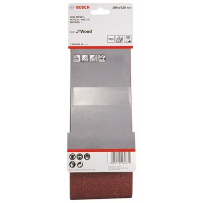 Produktbild von Bosch - Schleifband-Set X440, Best for Wood and Paint, 3-teilig, 100 x 620mm, 4