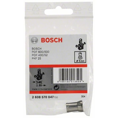 Produktbild von Bosch - Spannzange ohne Spannmutter, ø6mm, für Bosch Oberfräse (2608570047)