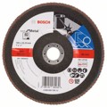 Produktbild von Bosch - Fächerschleifscheibe X571, Best for Metal, gewinkelt, 180mm, 60, Glasge