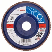 Produktbild von Bosch - Fächerschleifscheibe X551, Expert for Metal, gerade, 125mm, 80, Kunstst