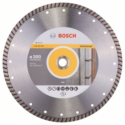 Produktbild von Bosch - Diamanttrennscheibe Standard for Universal Turbo, 300 x 20,00/25,40 x 3