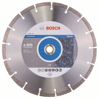 Produktbild von Bosch - Diamanttrennscheibe Standard for Stone, 300 x 20,00/25,40 x 3,1 x 10mm