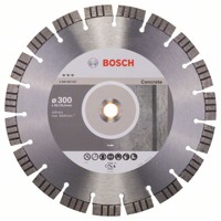 Produktbild von Bosch - Diamanttrennscheibe Best for Concrete, 300 x 20,00/25,40 x 2,8 x 15mm