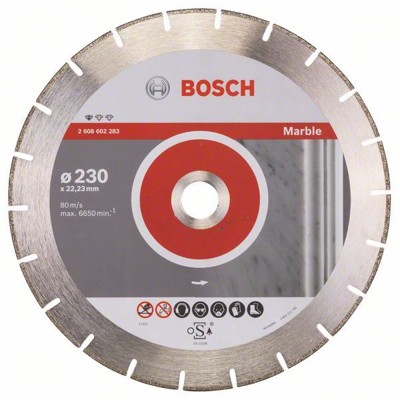 Produktbild von Bosch - Diamanttrennscheibe Standard for Marble, 230 x 22,23 x 2,8 x 3mm (26086