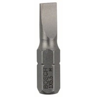 Produktbild von Bosch - Schrauberbit Extra-Hart, S 1,0 x 5,5, 25mm, 25er-Pack (2607001465)