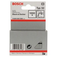 Produktbild von Bosch - Flachdrahtklammer Typ 52 12,3x1,25x14mm 1.000er-Pack (2609200208)