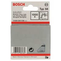 Produktbild von Bosch - Feindrahtklammer Typ 58 13x0,75x10mm 1.000er-Pack (2609200236)