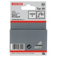 Produktbild von Bosch - Feindrahtklammer Typ 59 10,6x0,72x10mm 1.000er-Pack (2609200241)