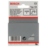 Produktbild von Bosch - Feindrahtklammer Typ 53, 11,4 x 0,74 x 18mm, 1000er-Pack (1609200369)