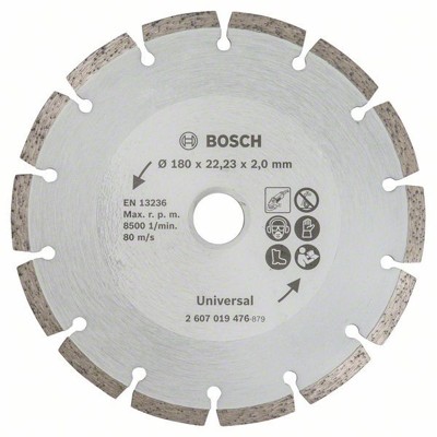 Produktbild von Bosch - Diamanttrennscheibe für Baumaterial, Durchmesser: 180mm (2607019476)