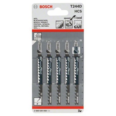 Produktbild von Bosch - Stichsägeblatt T 244 D, 5er-Pack (2608630058)