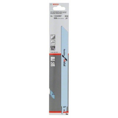 Produktbild von Bosch - Säbelsägeblatt S 1122 EF, Flexible for Metal, 2er-Pack (2608656042)