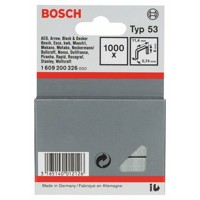 Produktbild von Bosch - Feindrahtklammer Typ 53, 11,4 x 0,74 x 6mm, 1000er-Pack (1609200326)