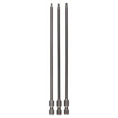 Produktbild von Bosch - Schrauberbit-Set Extra-Hart, 3-teilig, T8, T10, T15, 152 mm (2607001763