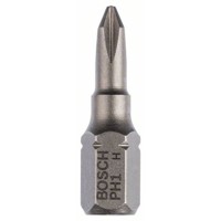 Produktbild von Bosch - Schrauberbit Extra-Hart, PH 1, 25mm, 10er-Pack, Tight Pack (2607001509)