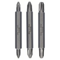 Produktbild von Bosch - Doppelklingenbit-Set, 3-teilig, PH1, PH1, PH2, PH2, PH3, PH3, 60 mm (26