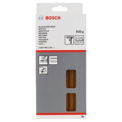 Produktbild von Bosch - Schmelzkleber, ø11 x 200mm, 500 g, gelb (2607001176)