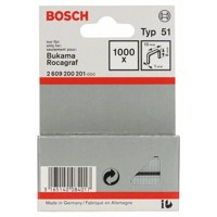 Produktbild von Bosch - Flachdrahtklammer Typ 51 10x1x8mm 1.000er-Pack (2609200201)