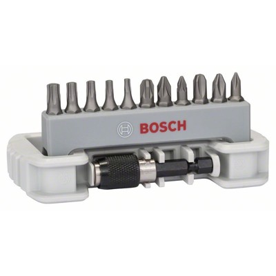 Produktbild von Bosch - Schrauberbit-Set Extra-Hart, 11-teilig, PH, PZ, T, 25mm, Bithalter (260