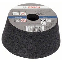 Produktbild von Bosch - Schleiftopf, konisch-Stein/Beton 90mm, 110mm, 55mm, 36 (1608600240)