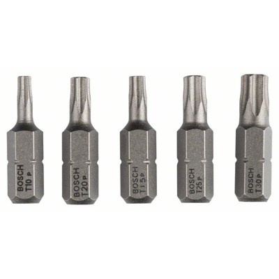 Produktbild von Bosch - Schrauberbit-Set Extra-Hart für TORX®, 5-teilig, T10, T15, T20, T25, T3