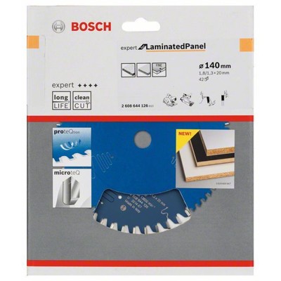 Produktbild von Bosch - HW Kreissägeblatt Expert for Laminated Panel ø140x20x1,8 42T (260864412