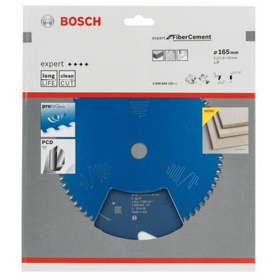 Produktbild von Bosch - Kreissägeblatt Expert for Fiber Cement ø165 x 20 x 2,2mm, 4 Zähne (2608