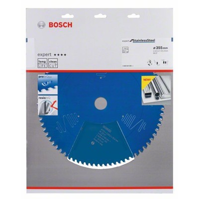 Produktbild von Bosch - Kreissägeblatt Expert for Stainless Steel ø355 x 25,4 x 2,5 x 90 Zähne