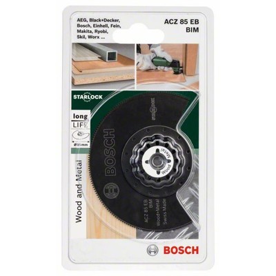 Produktbild von Bosch - BIM Segmentsägeblatt ACZ 85 EB Starlock, Wood and Metal, 85mm