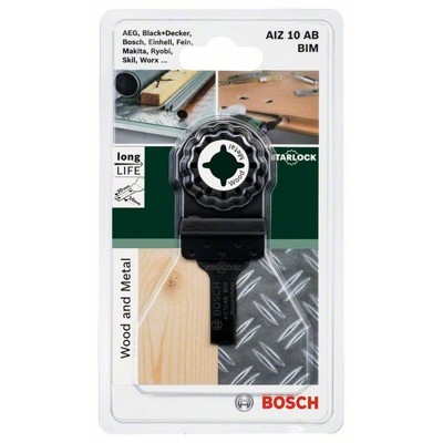 Produktbild von Bosch - HCS Tauchsägeblatt AIZ 10 AB, Wood and Metal, 10 x 20mm, Starlock