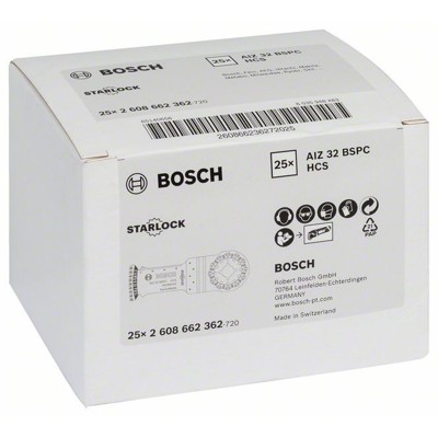 Produktbild von Bosch - C-Tec Precision HCSTauchsägeblatt HW,AIZ32BPC, 25 Stück (2608662362)