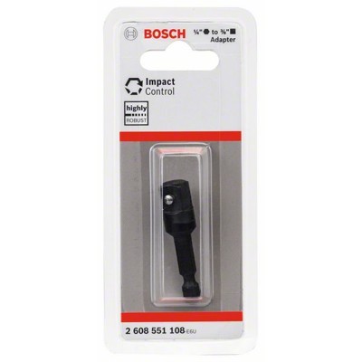 Produktbild von Bosch - Adapter zu Steckschlüsseleinsätze, 3/8", 50mm, Außensechskant (26085511