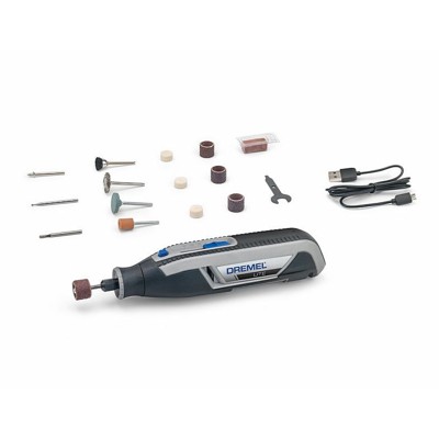 Produktbild von DREMEL® - 7760-15 Akku-Multifunktionswerkzeug 3,6 V mit 15 Zubehöre (F0137760JA