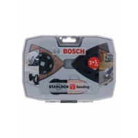 Produktbild von Bosch - Starlock Schleifset AVZ 93 G/90 RT6/32 RT4, Wood & Paint Schleifpapier 