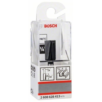 Produktbild von Bosch - Nutfräser, 1/4", D1 12,7 mm, L 19,5 mm, G 51 mm (2608628413)