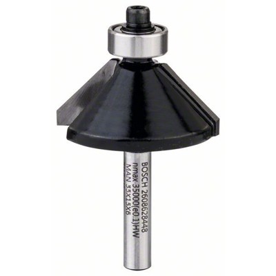 Produktbild von Bosch - Fase-/Bündigfräser Schaft-ø6mm, D1 34,9mm, B 11,1mm, L 14,6mm, G 56mm, 