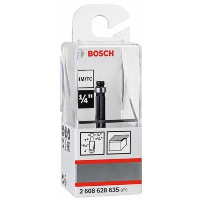 Produktbild von Bosch - Laminat-Bündigfräser, 1/4", D1 6,35 mm, L 16,2 mm, G 54 mm (2608628635)