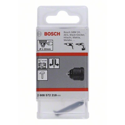 Produktbild von Bosch - Schnellspannbohrfutter bis 10mm, 1 bis 10mm, 1/2" - 20 (2608572218)