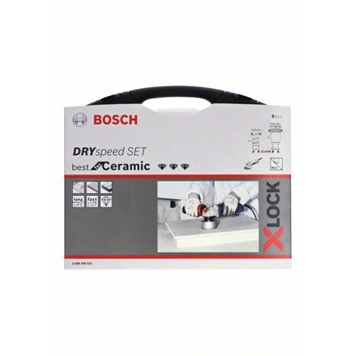 Produktbild von Bosch - Diamanttrockenbohrer-Set X-LOCK Best for Ceramic Dry Speed, ø20 - 68mm,