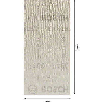 Produktbild von Bosch - EXPERT M480 Schleifnetz für Schwingschleifer, 93 x 186 mm, G 180, 50-te